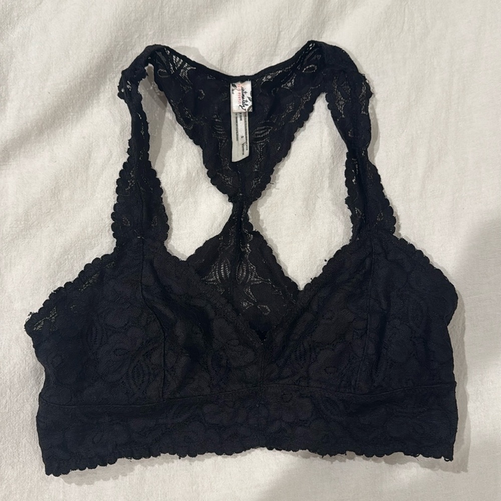 Black Free People Bralette